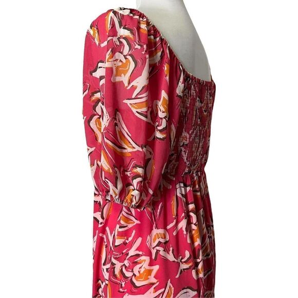 COLLECTIVE Concepts Dress Flowy Maxi Boho‎ Milkmaid Size S - Picture 6 of 12